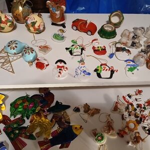 Christmas ornaments vintage